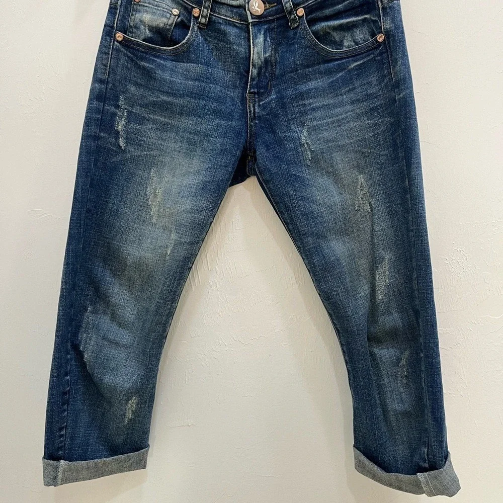 ONE X ONE-TEASPOON‎ DISTRESSED JEAN
